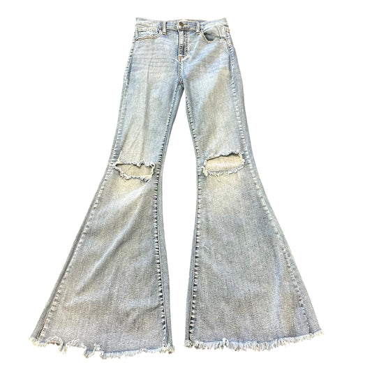SNEAK PEEK HIGH RISED SUPER FLARE DENIM JEANS 143 SZ 9/29