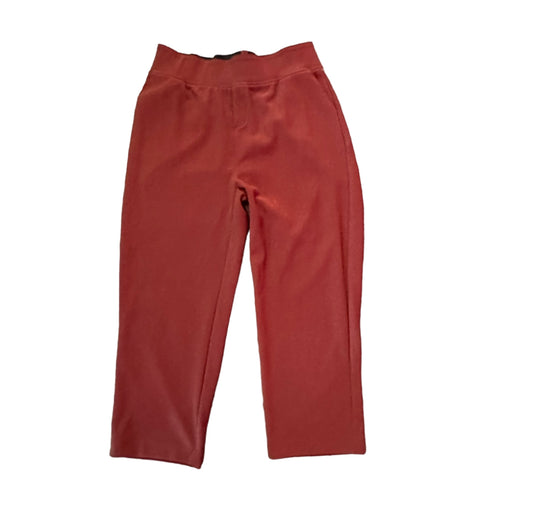 ZENANA PULL ON BRICK COLORED PANTS - 1X - 125