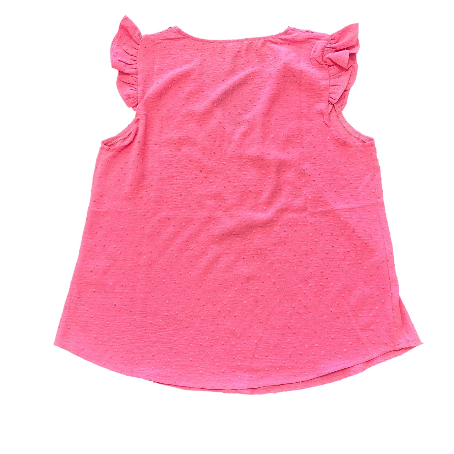 MINE PINK SWISS DOT BLOUSE 100 LARGE