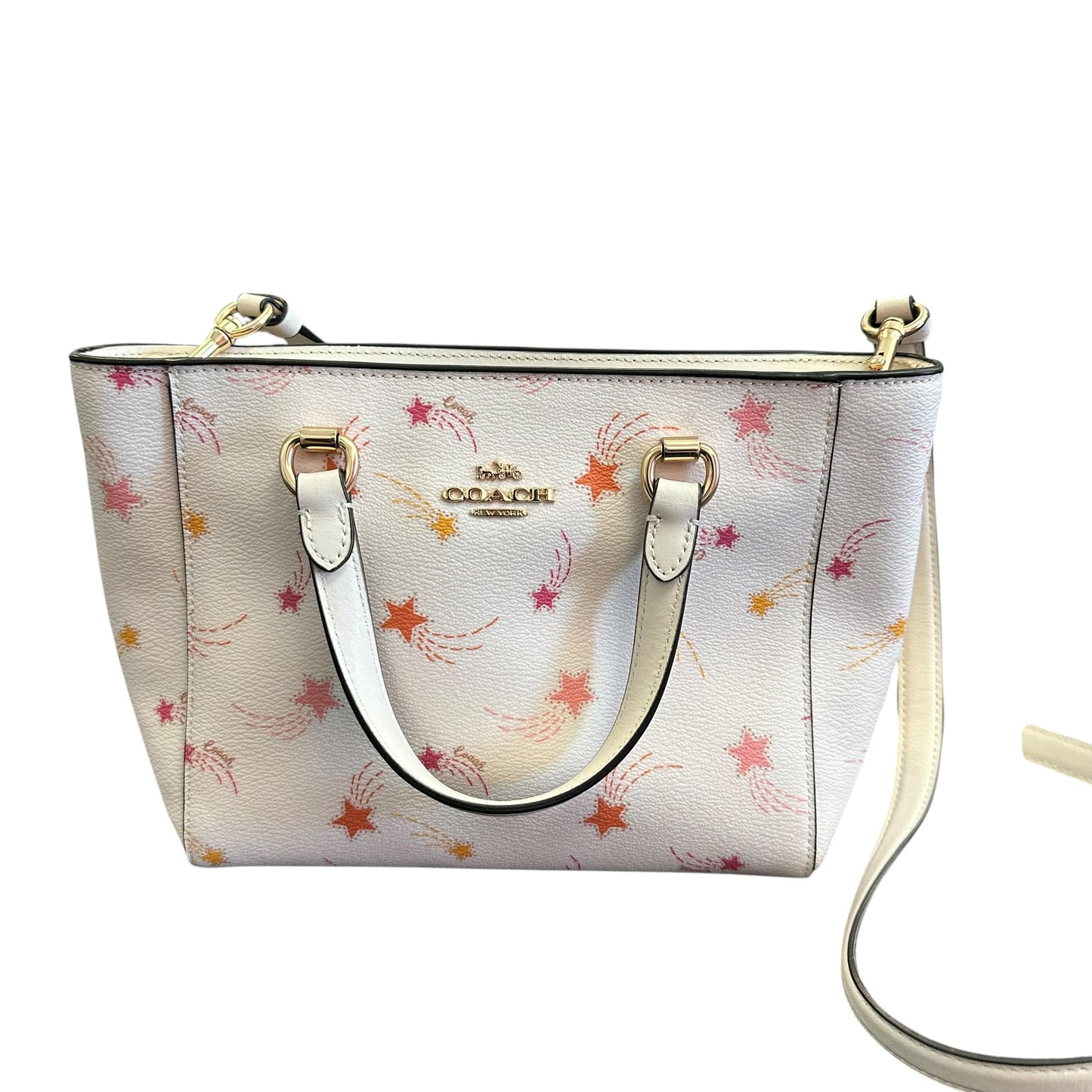 COACH BEIGE STAR CROSSBODY 100 OS