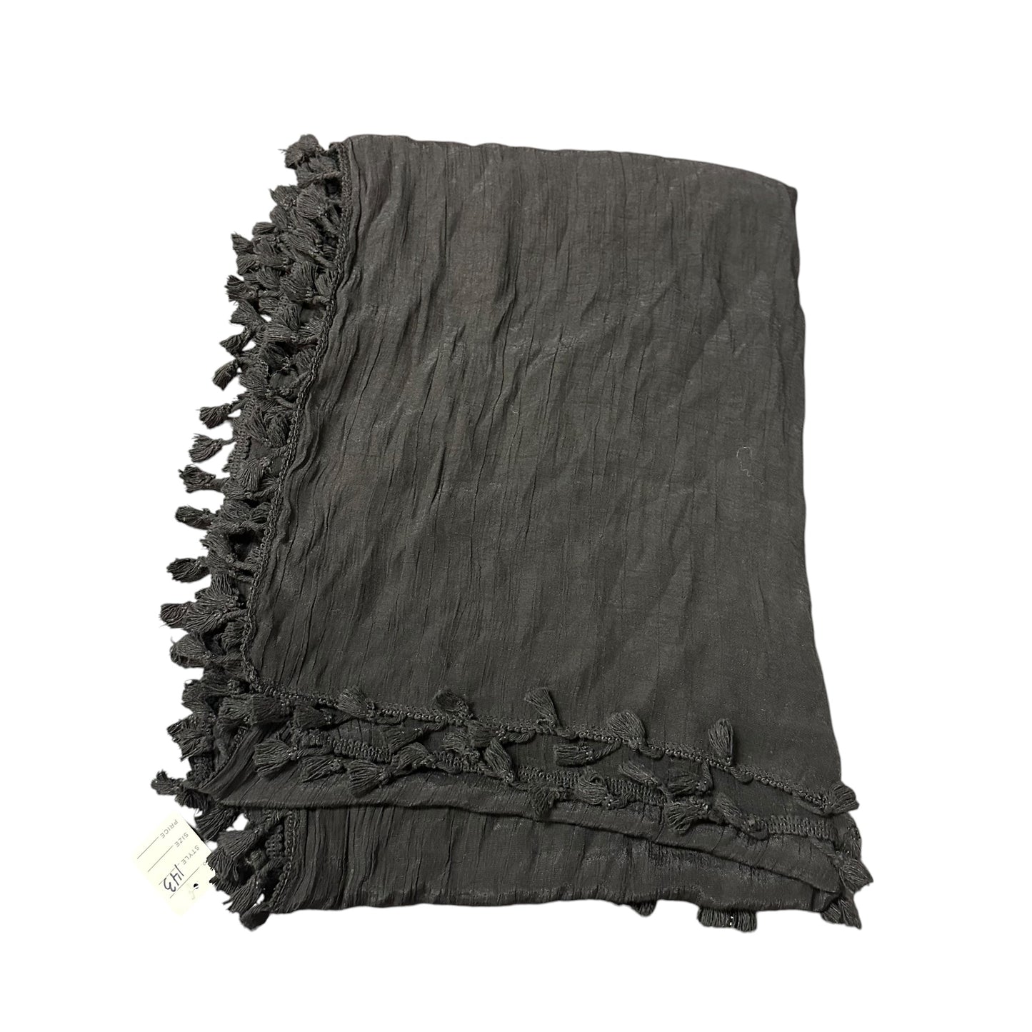 BLACK COVERUP WITH TASSELS 143 OS