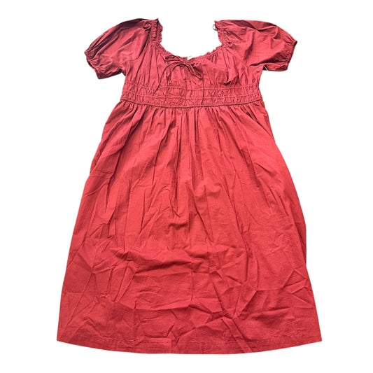 OLD NAVY MAROON MIDI DRESS NWT 56 2X