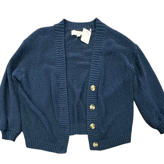 LOFT NAVY BLUE CARDIGAN 26 MEDIUM