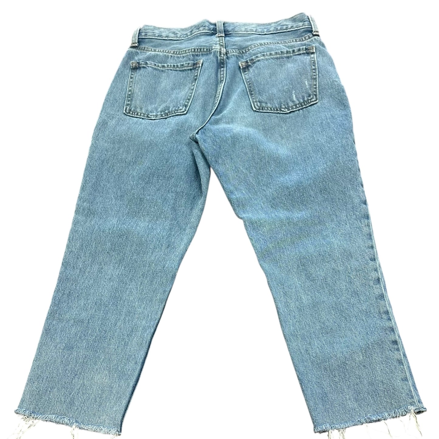 OLD NAVY HIGH RISE SLOUCHY STRAIGHT BLUE JEANS 124 SZ 6