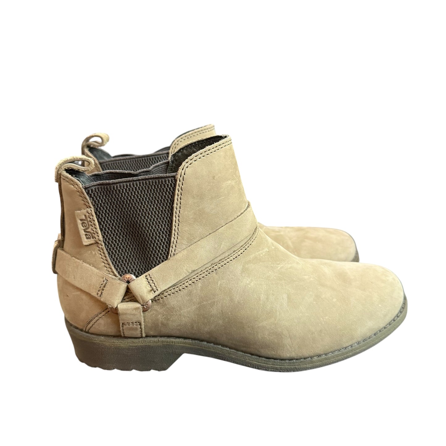 TEVA DE LA VINA DOS CHELSEA BOOTS LEATHER WATERPROOF 100 SZ 7M