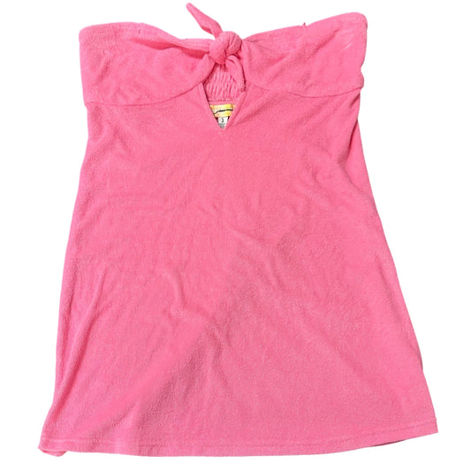 URBAN OUTFITTERS TERRY CLOTH PINK DRESS 122 LARGE