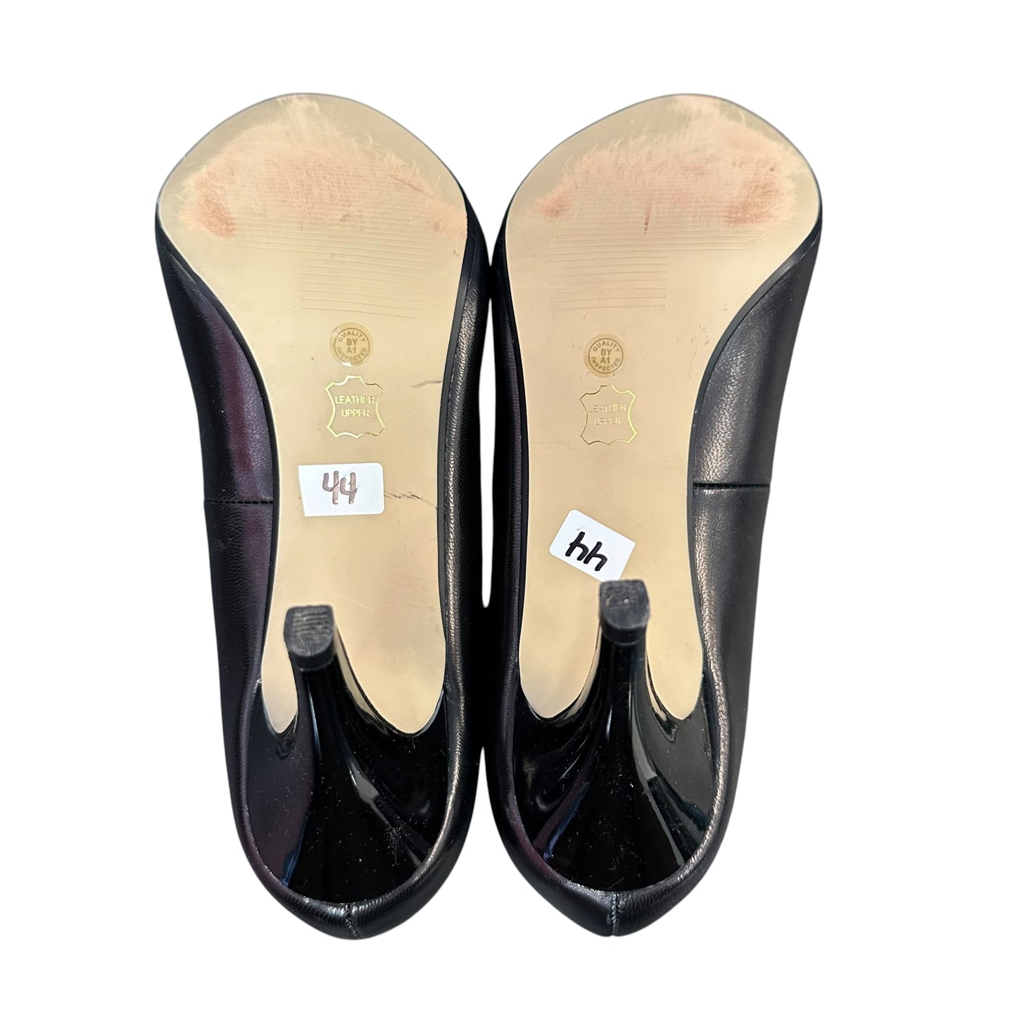 LIZ CLAIBORNE BLACK ROUND TOE HEELS 44 SZ 6.5