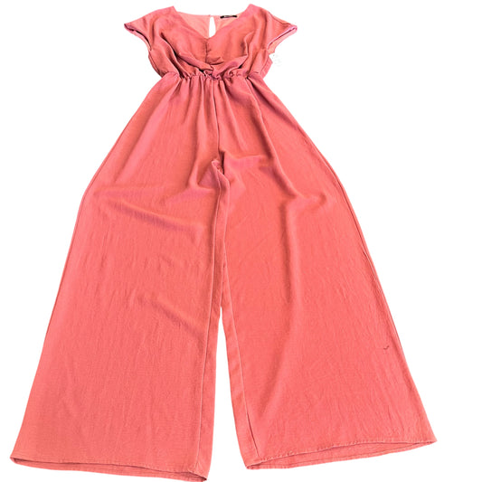 BENEDETTO ROSE PINK WIDE LEG JUMPSUIT 206 MEDIUM