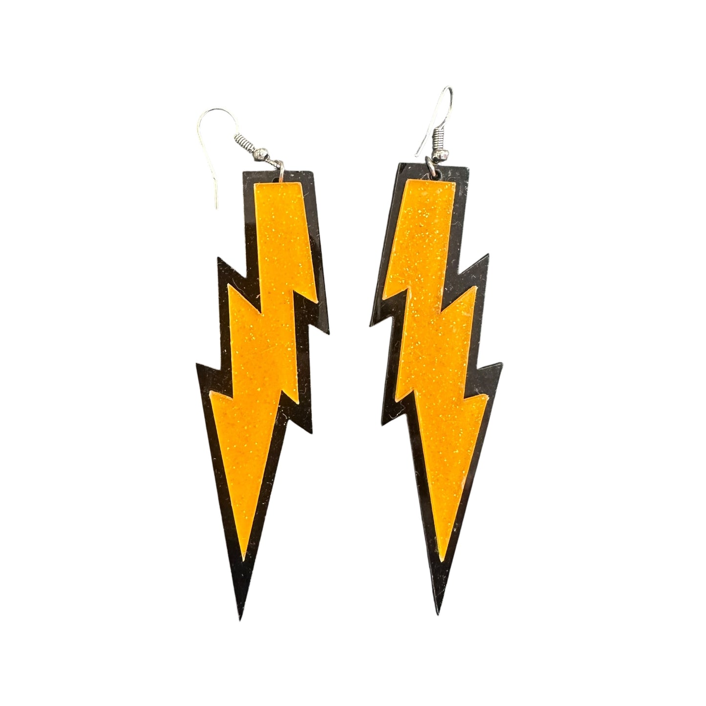LIGHTENING BOLT EARRINGS YELLOW 200