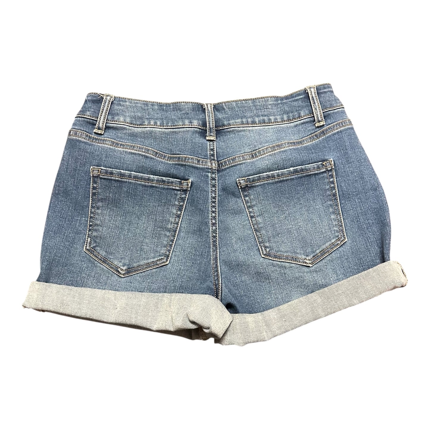 TIME & TRU MID RISE BLUE DENIM SHORTS 251 SZ 4