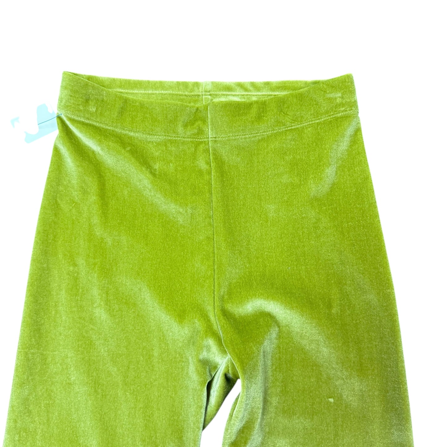 FABLETICS GREEN VELOUR GREEN HIGH WAISTED LEGGINGS 143 SMALL