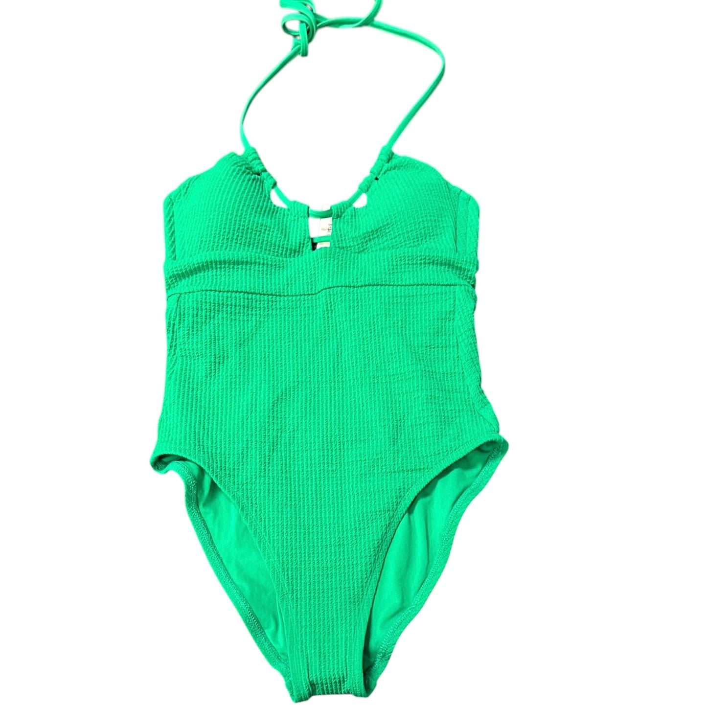 BECCA GREEN TEXTURED ONE PC SWIMSUIT NWT 122 MEDIUM