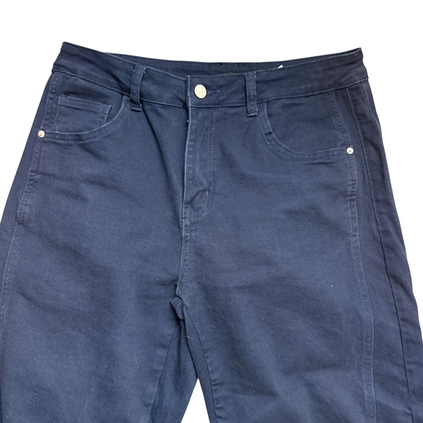 FLAMING GALS NAVY BARREL JEANS 100 LARGE