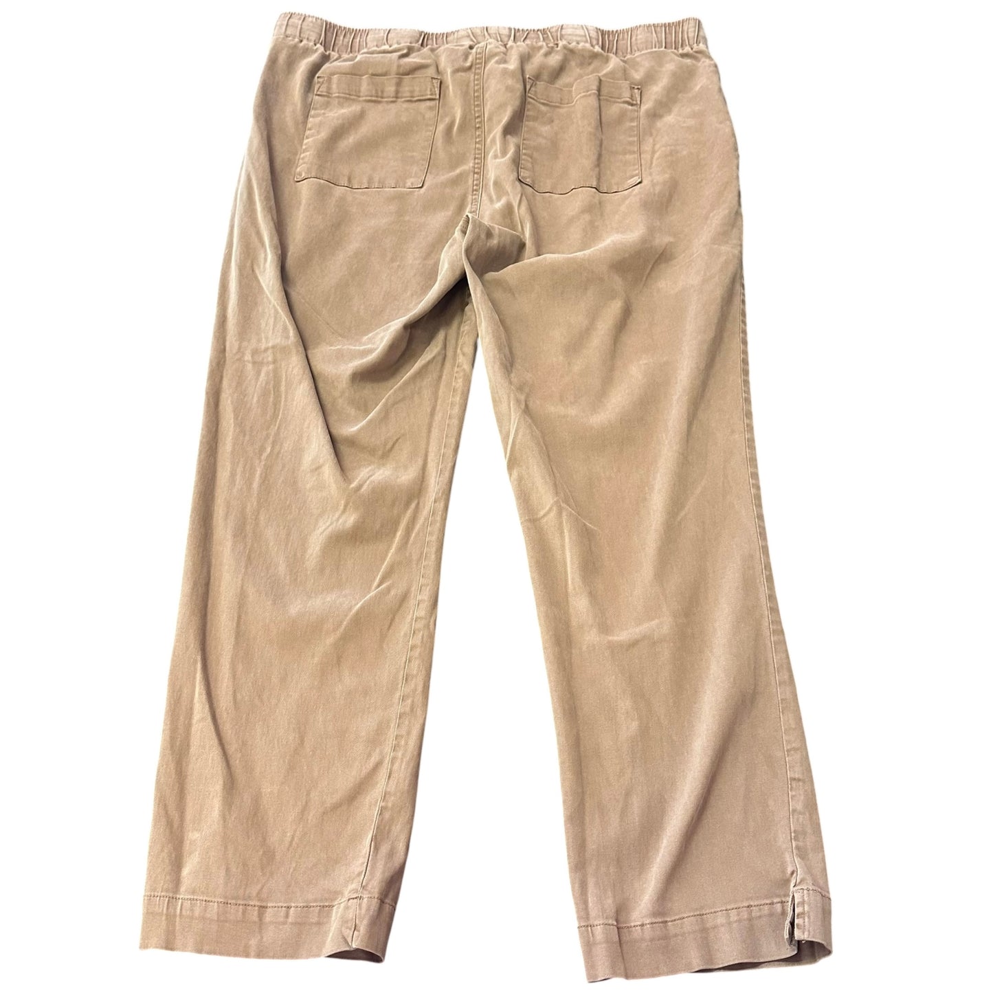 BUFFALO TAN PULL ON TROUSERS DRAWSTRING 26 LARGE