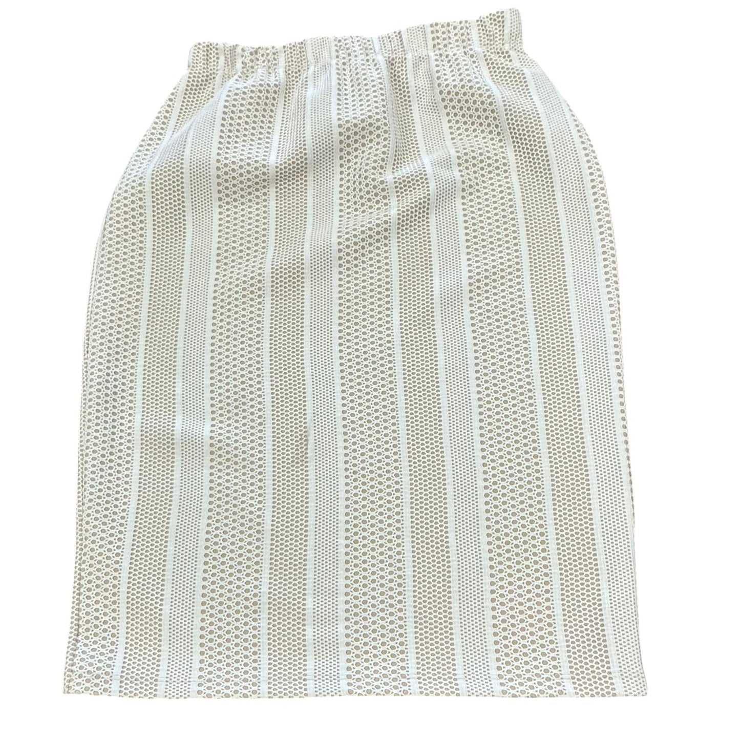 TRAVEL ELEMENTS PULL ON BEIGE SKIRT 232 LARGE