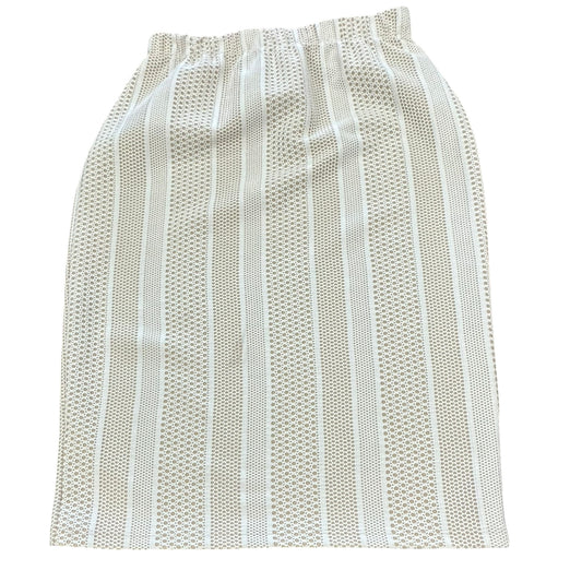 TRAVEL ELEMENTS PULL ON BEIGE SKIRT 232 LARGE