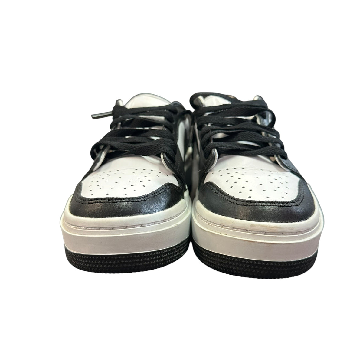 AIR JORDAN 1 ELEVATE LOW BLACK WHITE SNEAKERS 122 SZ 6