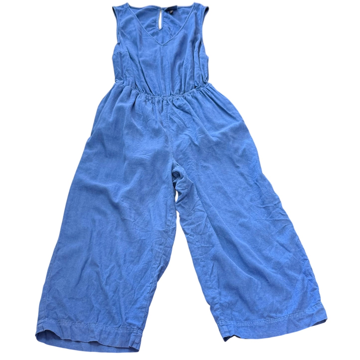 UNIVERSAL THREADS BLUE WIDE LEG CROPPED JUMPSUIT 268 XXL