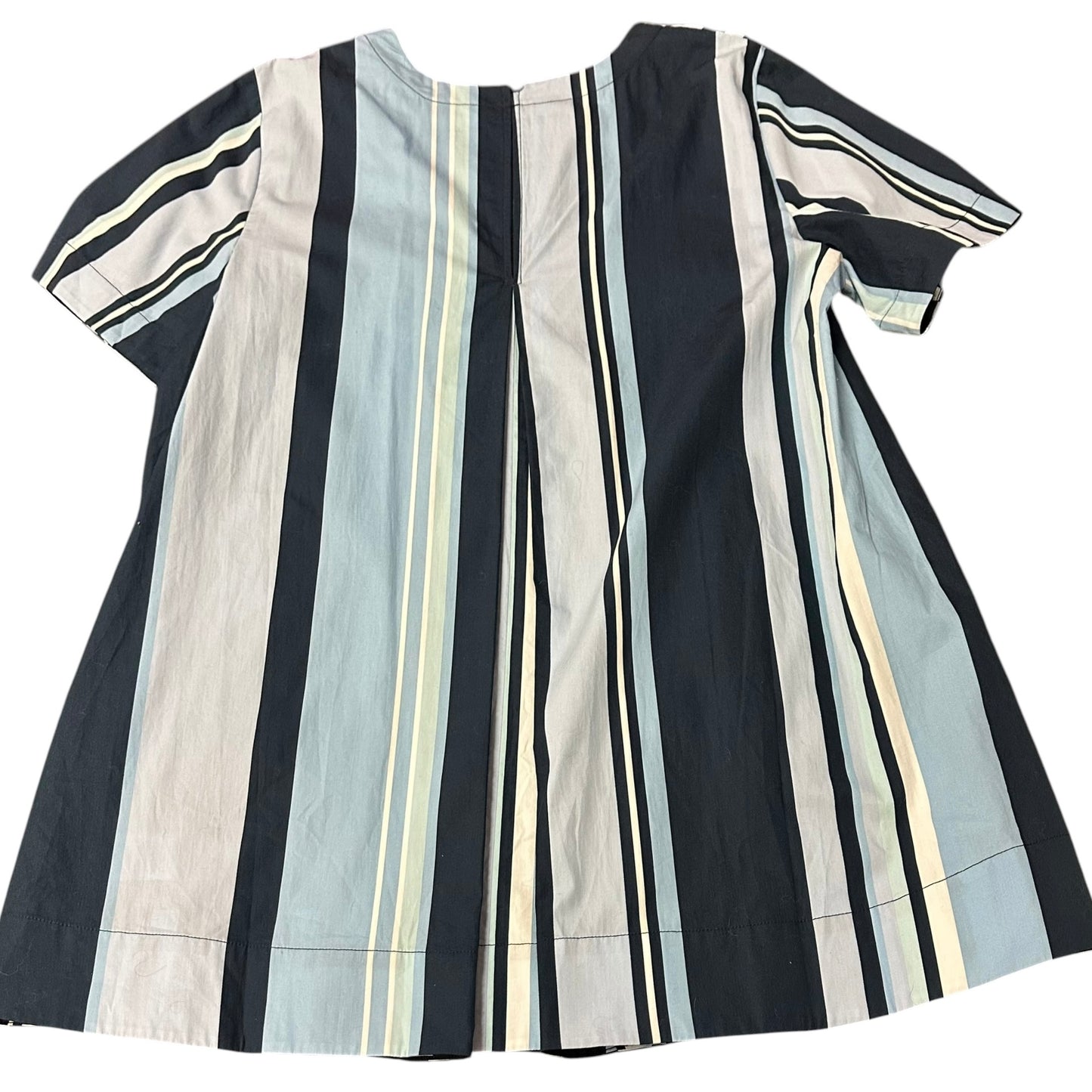 MAEVE ANTHROPOLGIE NAVY BLUE STRIPED DRESS NWT 282 XL