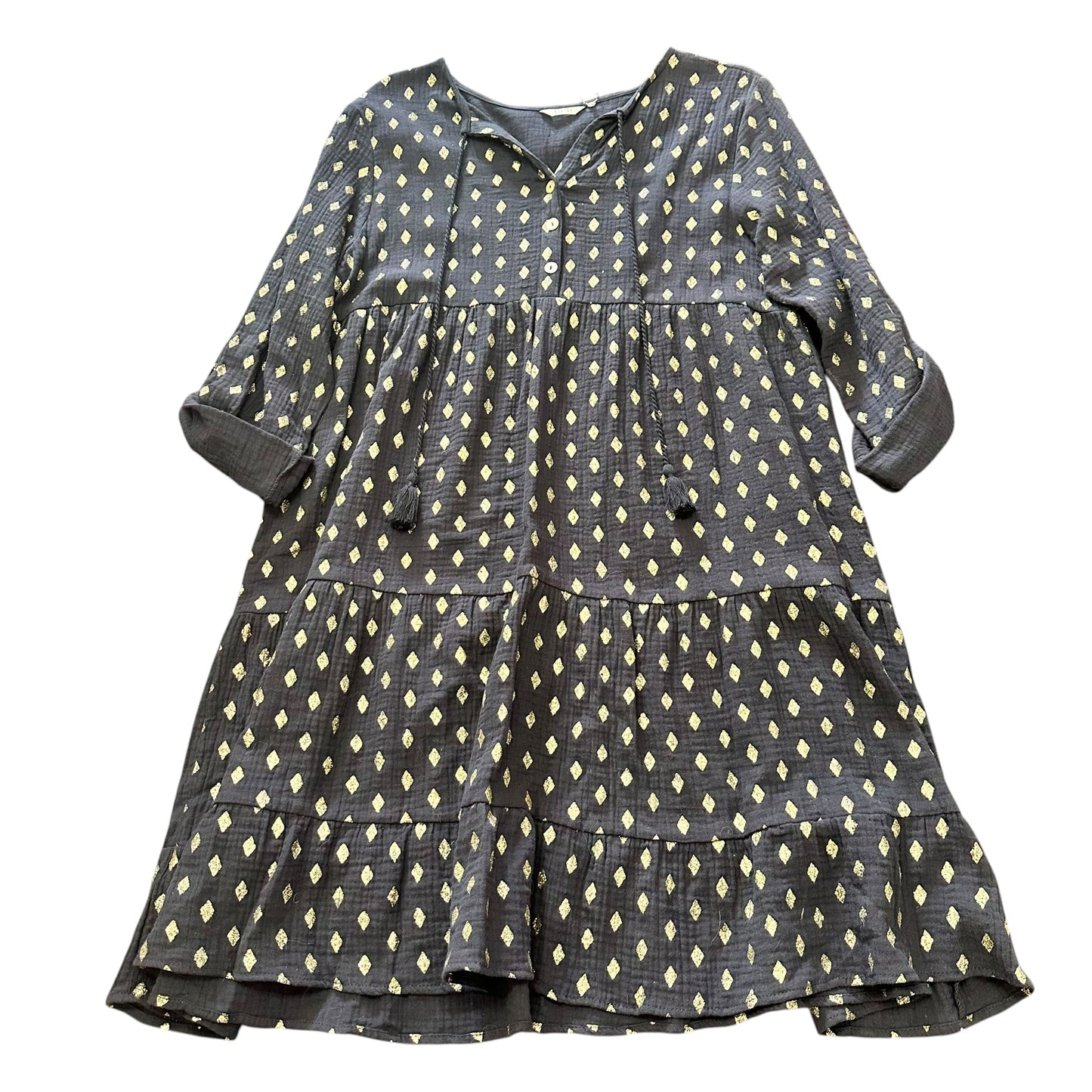KAKTUS GOLD DIAMOND NAVY DRESS 100 SMALL