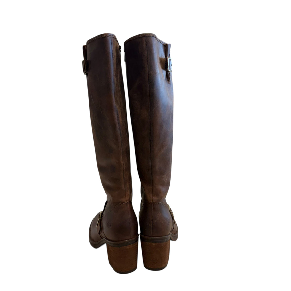 BORN BROWN LEATHER RIDING BOOTS NEW 251 SZ 8