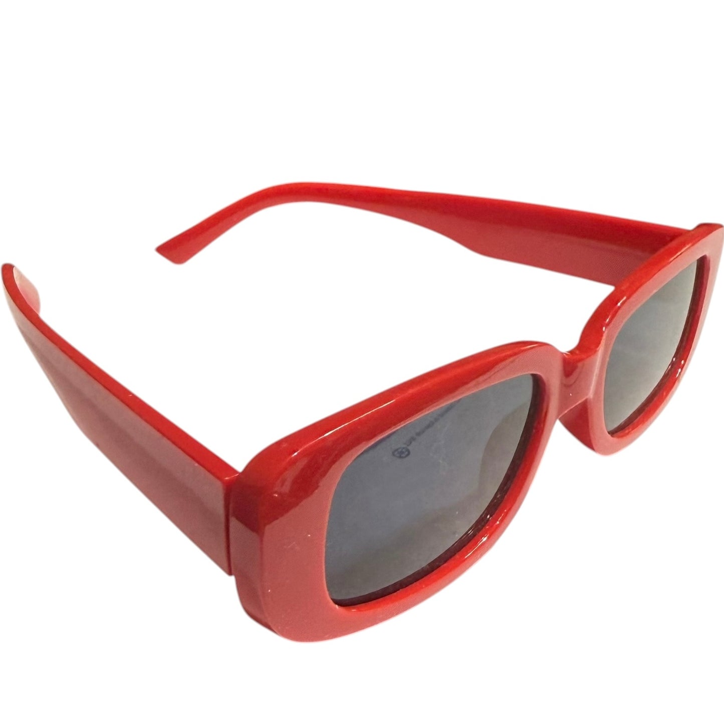 RED RECTANGLE SUNGLASSES 196 OS