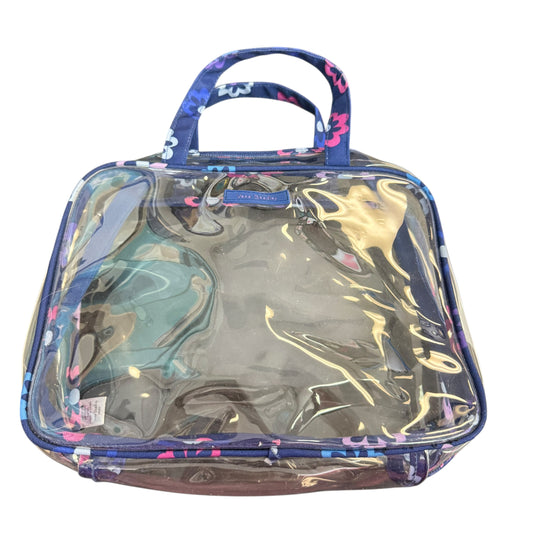 VERA BRADLEY CLEAR COSMETIC CASE TRAVEL BAG 258 OS