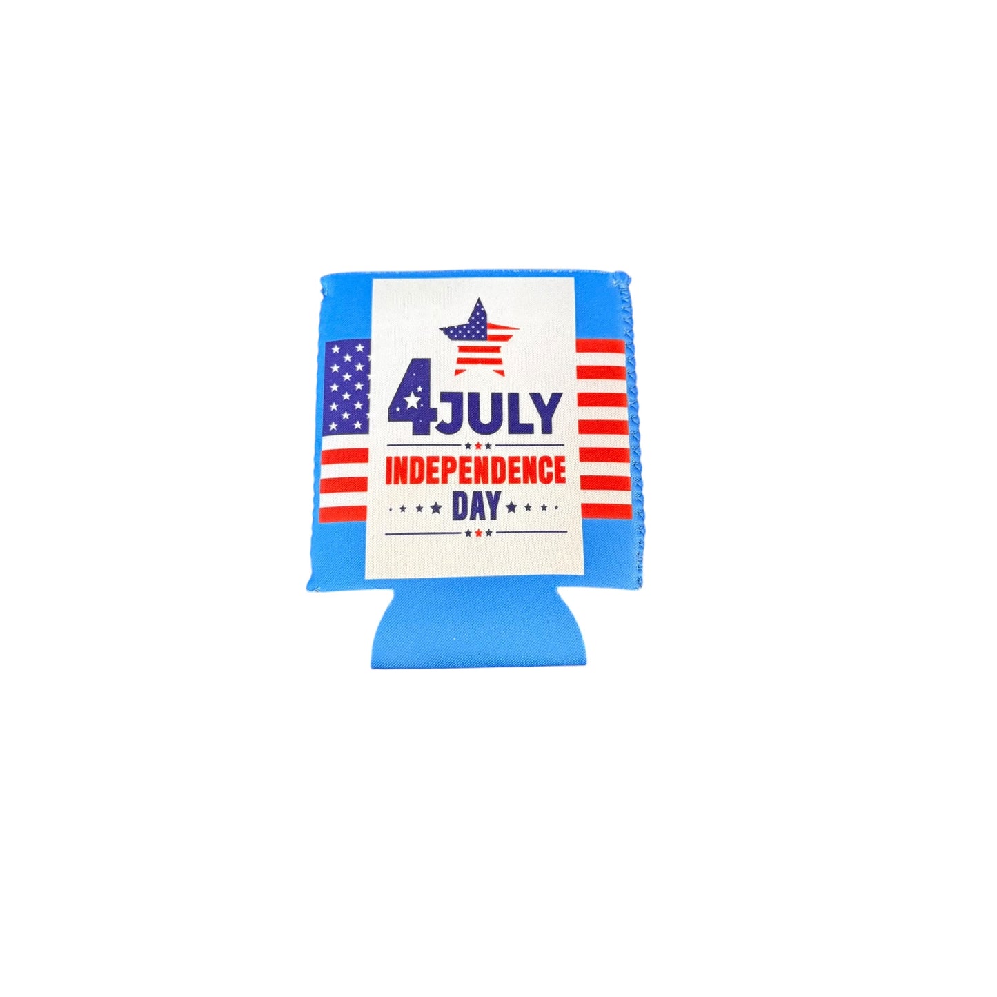 4th OF JULY LIGHT BLUE KOOZIE 100