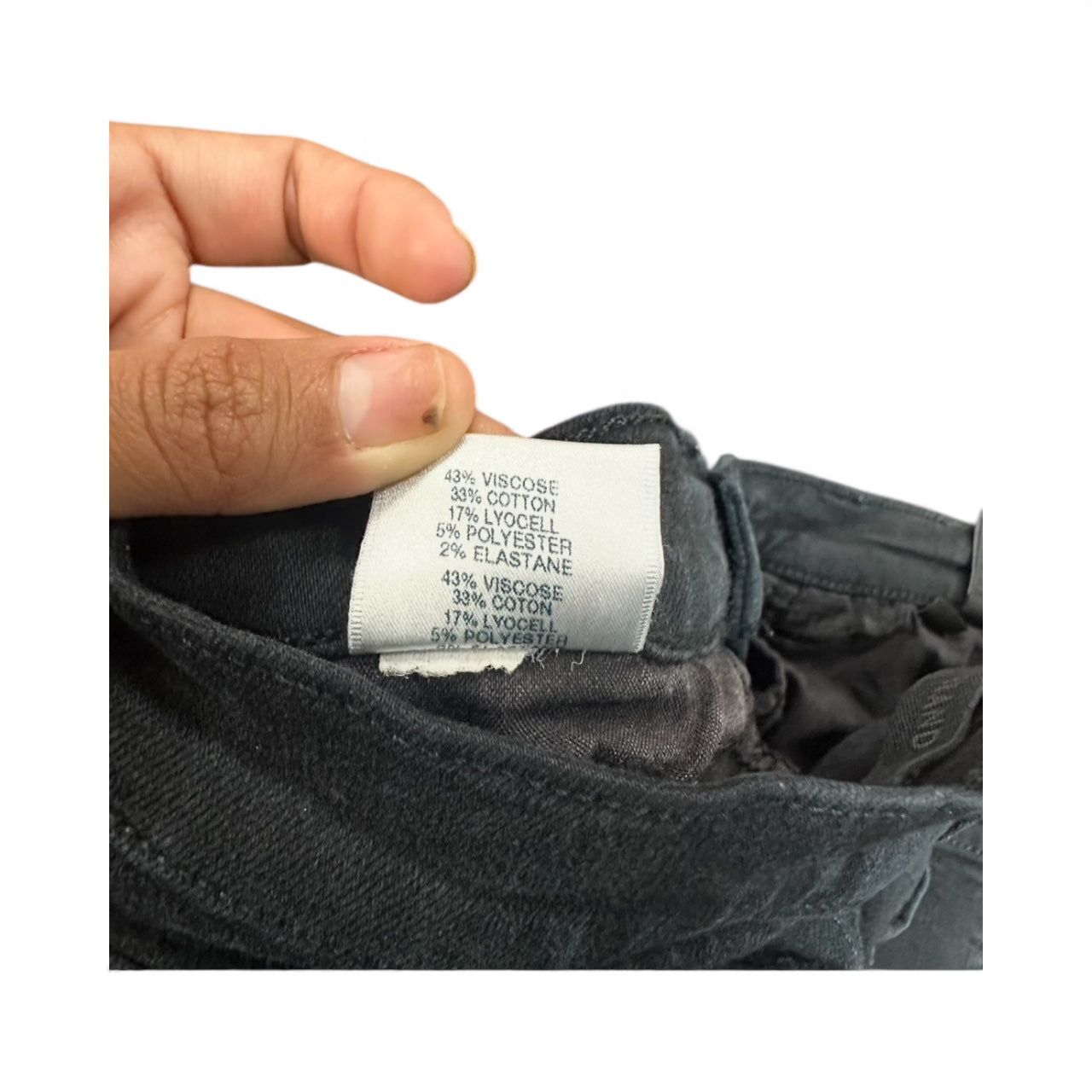 J BRAND BLACK SKINNY MARIA PANTS 38 SZ 6/28