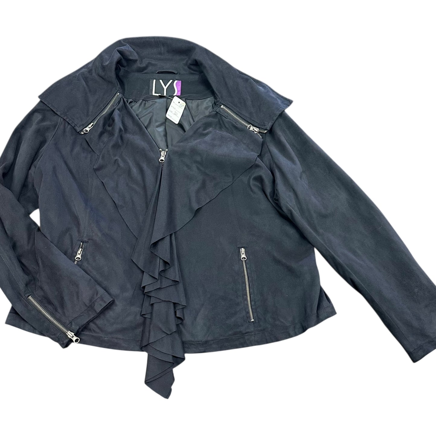 LYS BLACK UTILITY JACKET 227 SZ 20