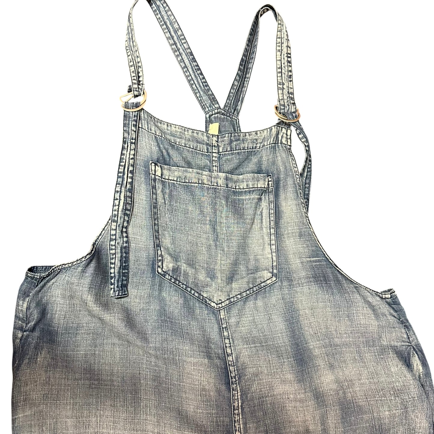 EASEL BLUE CHAMBRAY OVERALLS 100 SMALL