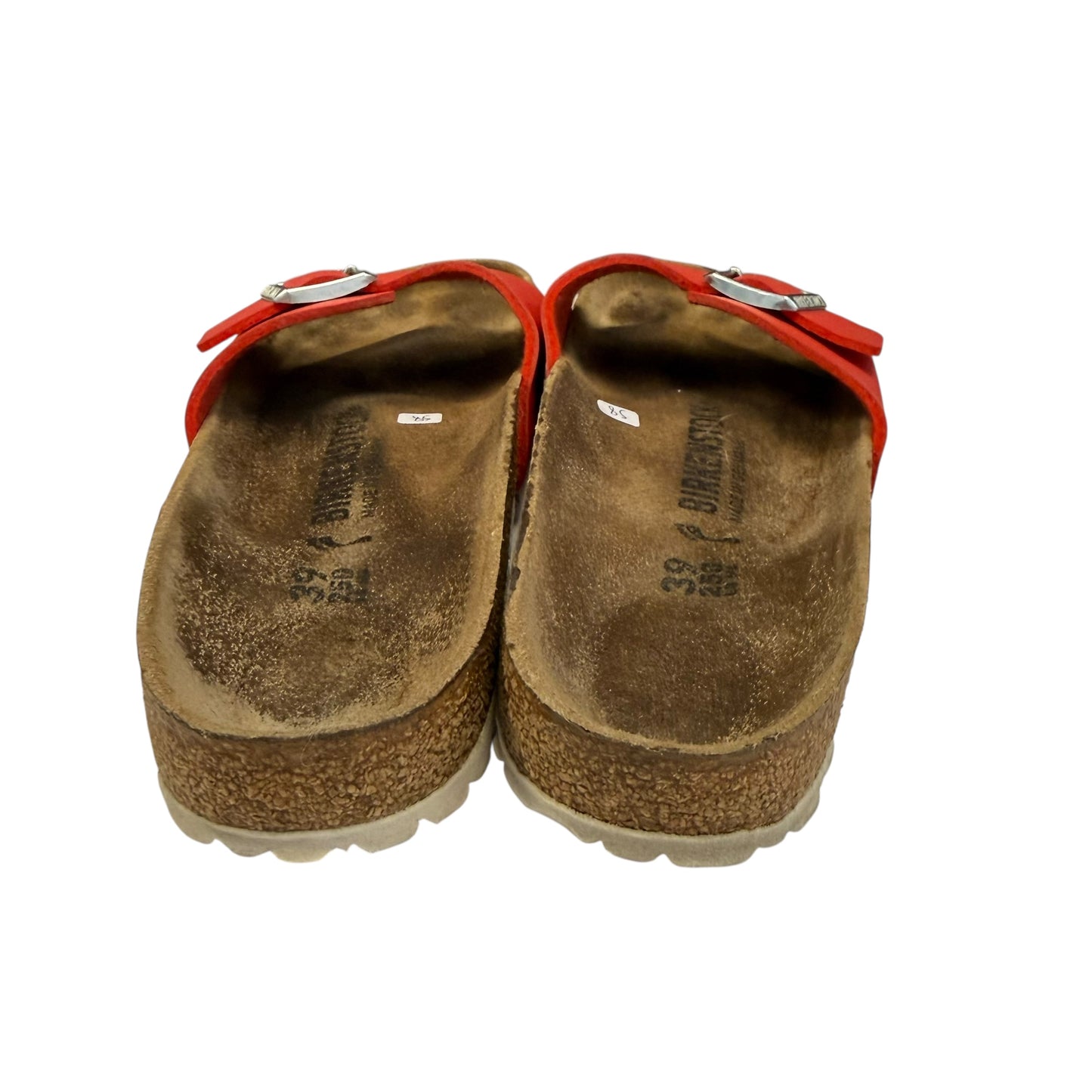 BIRKENSTOCK MADRID BIRKO FLOR SCARLETT RED SANDALS 58 SZ 8