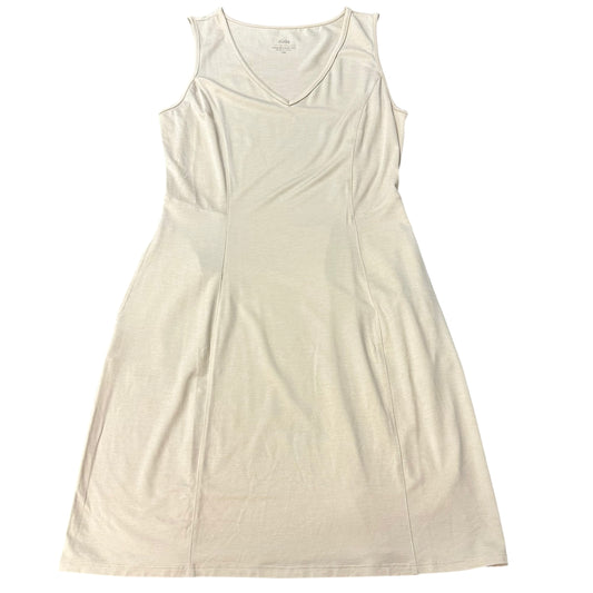 ZUDA TAN SLEEVELESS DRESS 44 XS/S