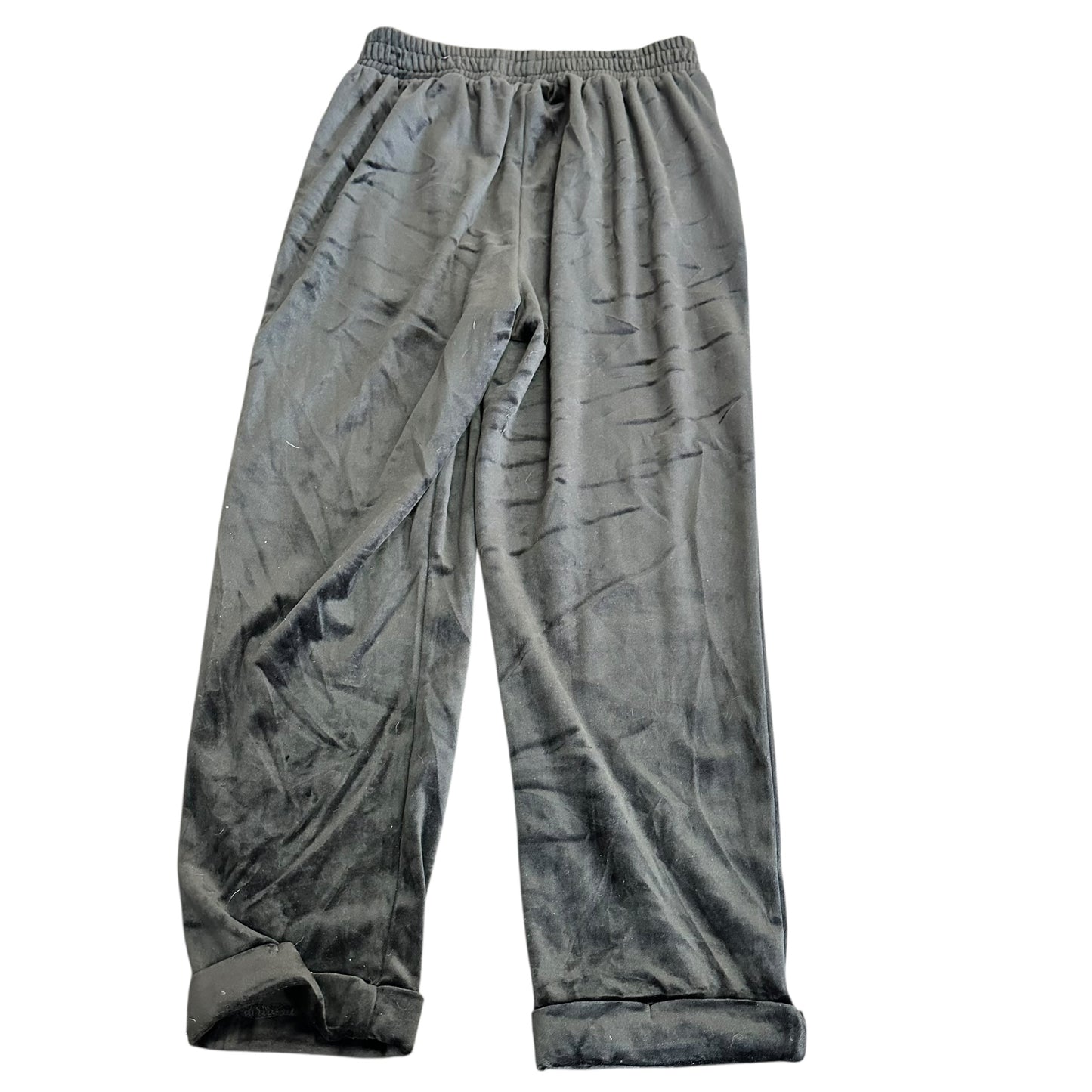 HYFVE BLACK VELOUR PANTS 100 SMALL