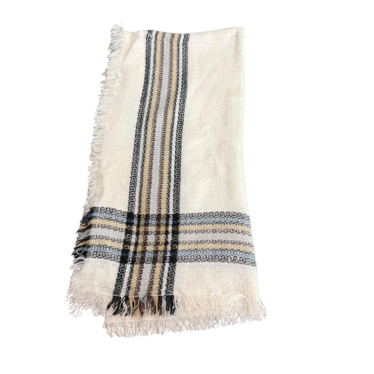 BEIGE PLAID SCARF 250