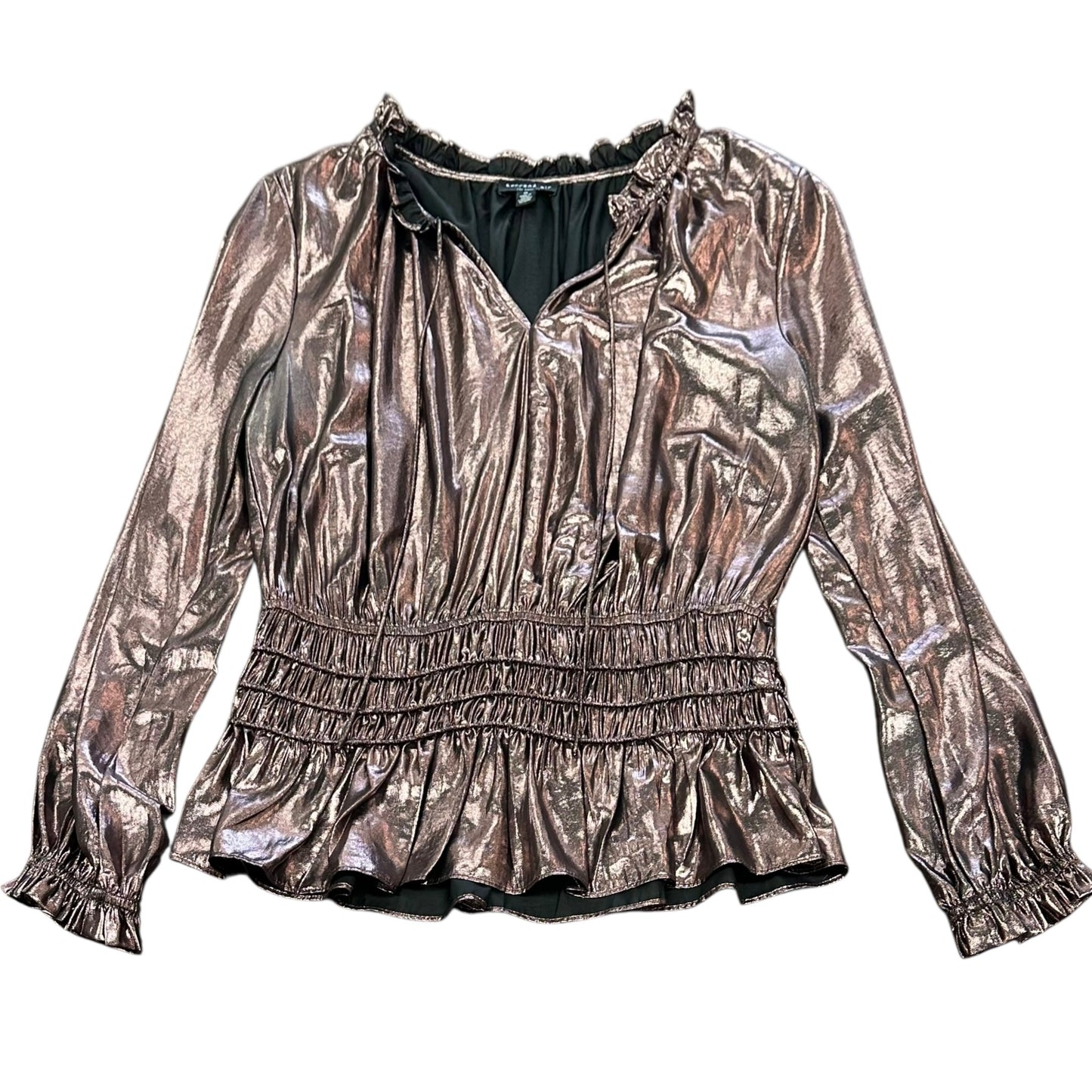 CURRENT AIR METALLIC BLOUSE 158 MEDIUM