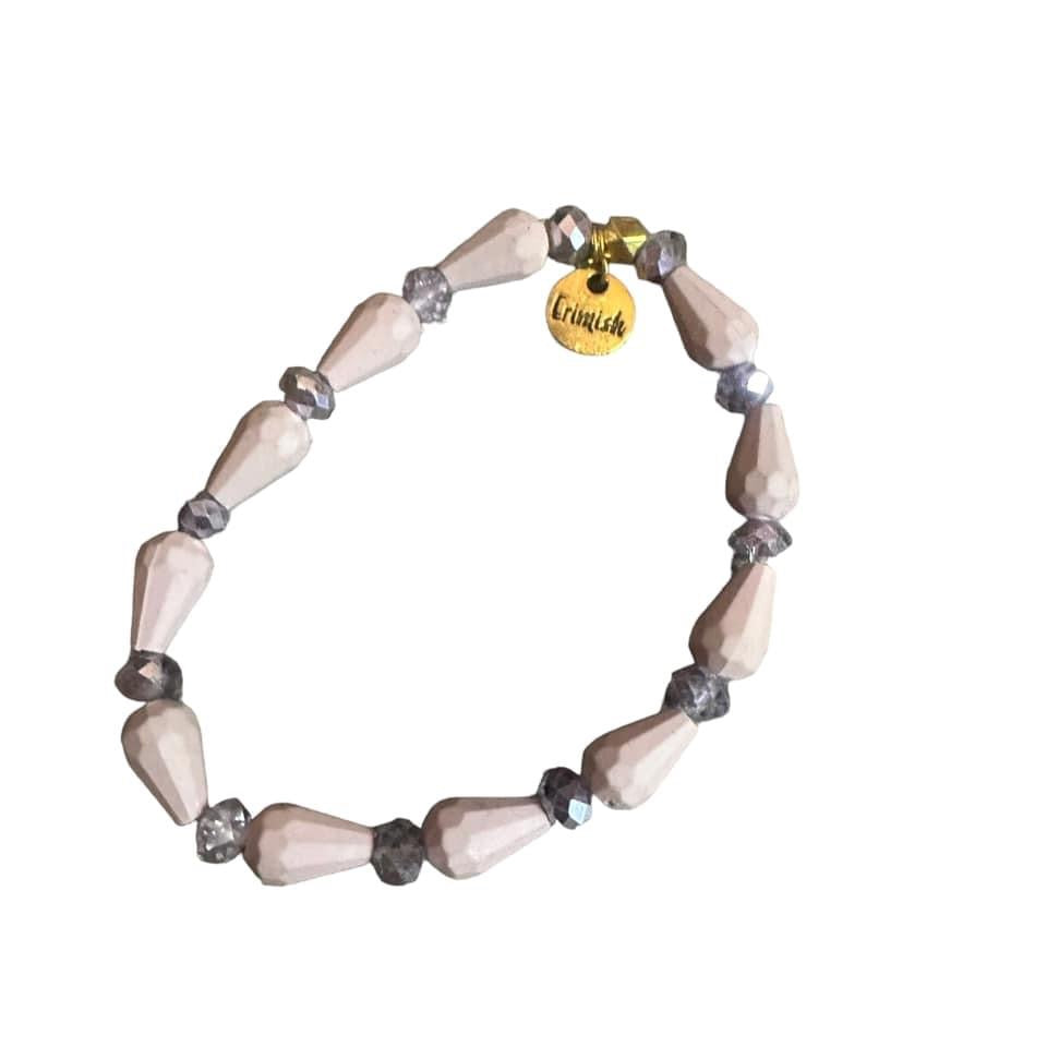 ERIMISH TAUPE CLEAR BRACELET