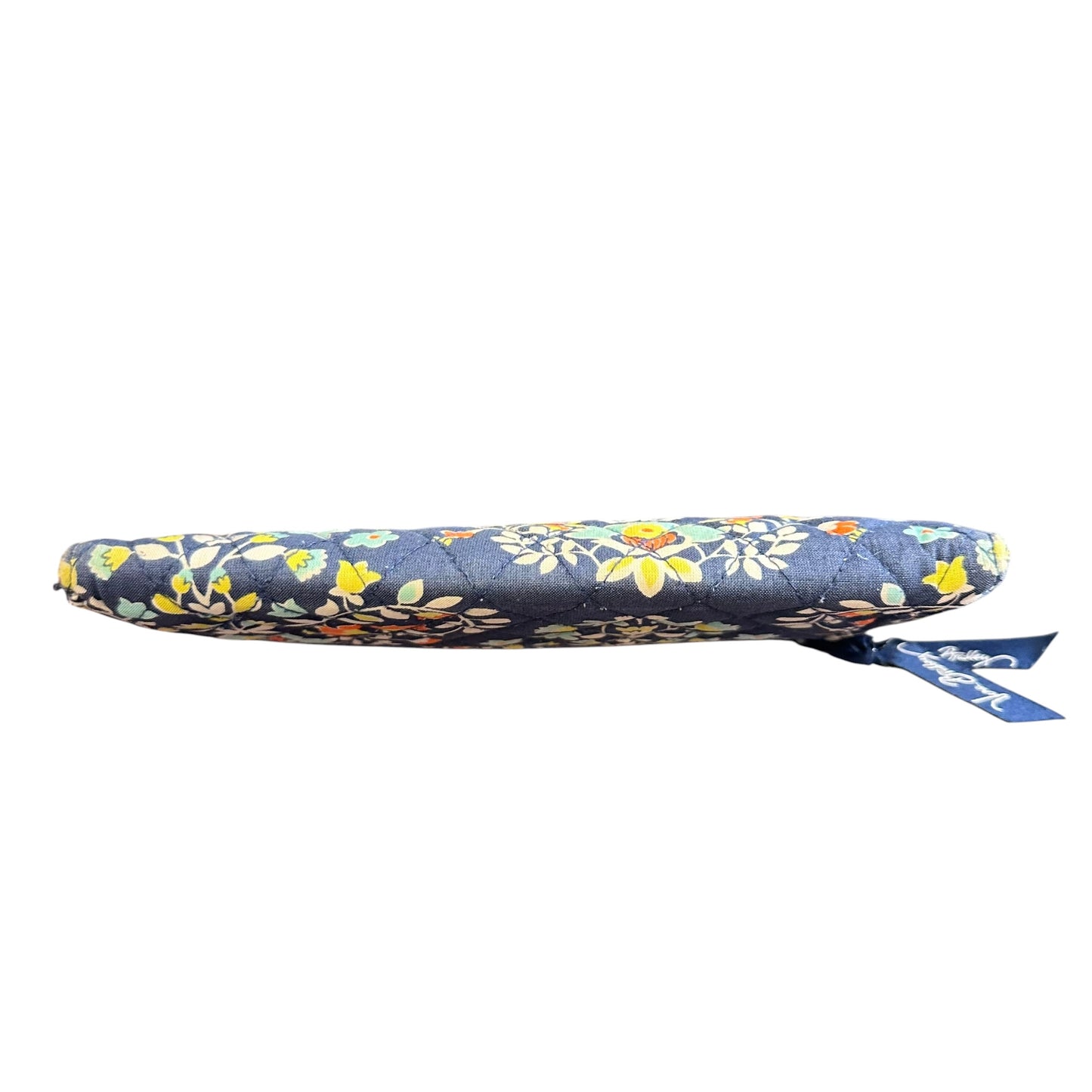 VERA BRADLEY NAVY FLORAL QUILTED WALLET GUC 258 OS