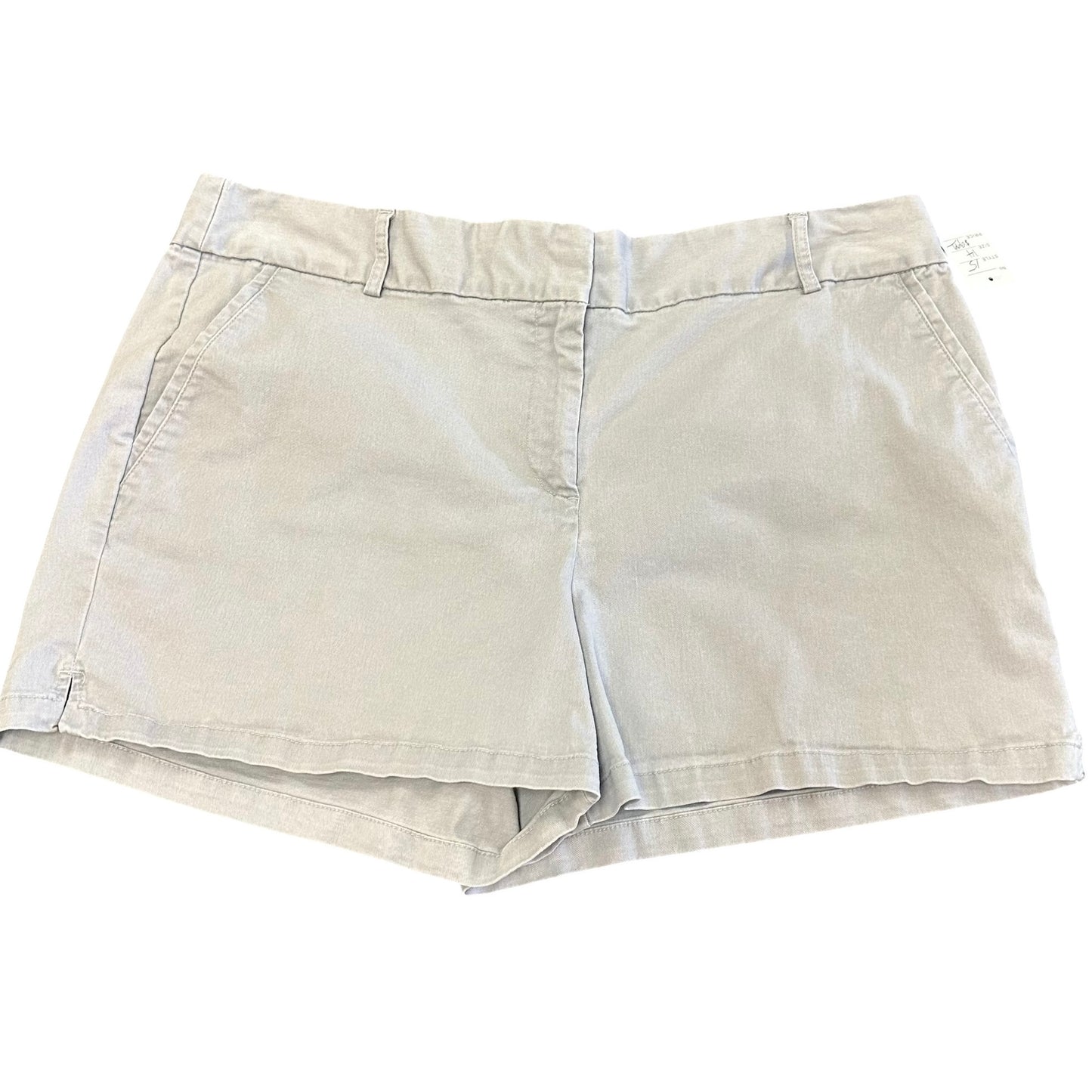 LOFT LIGHT GRAY SHORTS 15 Sz 14