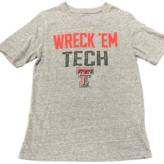 WRECK EM TECH CHAMPION GRAY TSHIRT 112 MEDIUM
