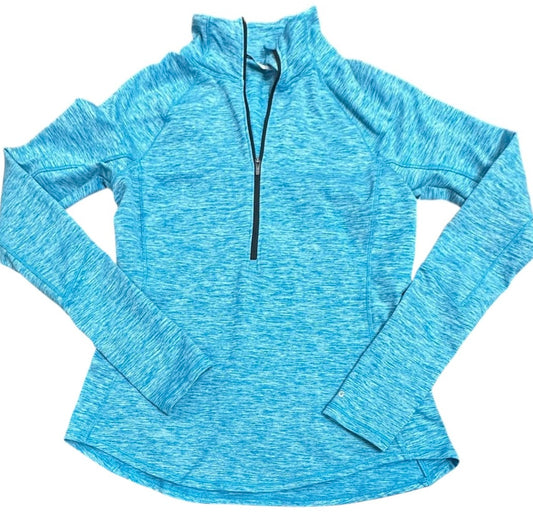 DSG BLUE HALF ZIP ATHLETIC WEAR LONG SLEEVE 239 MEDIUM