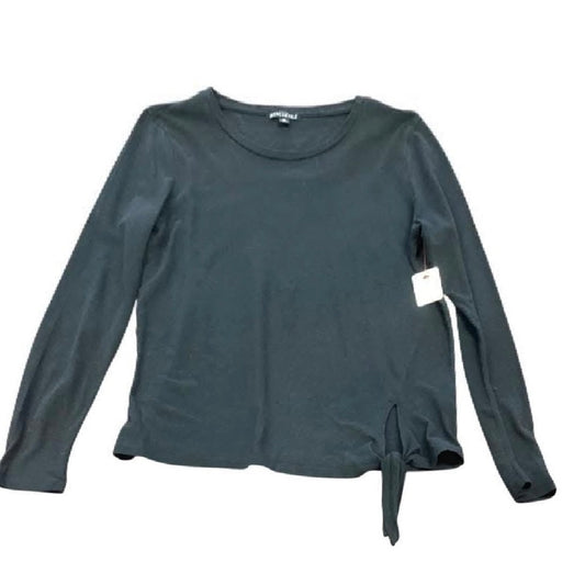 J CREW BLACK LONG SLEEVE TOP 228 MEDIUM
