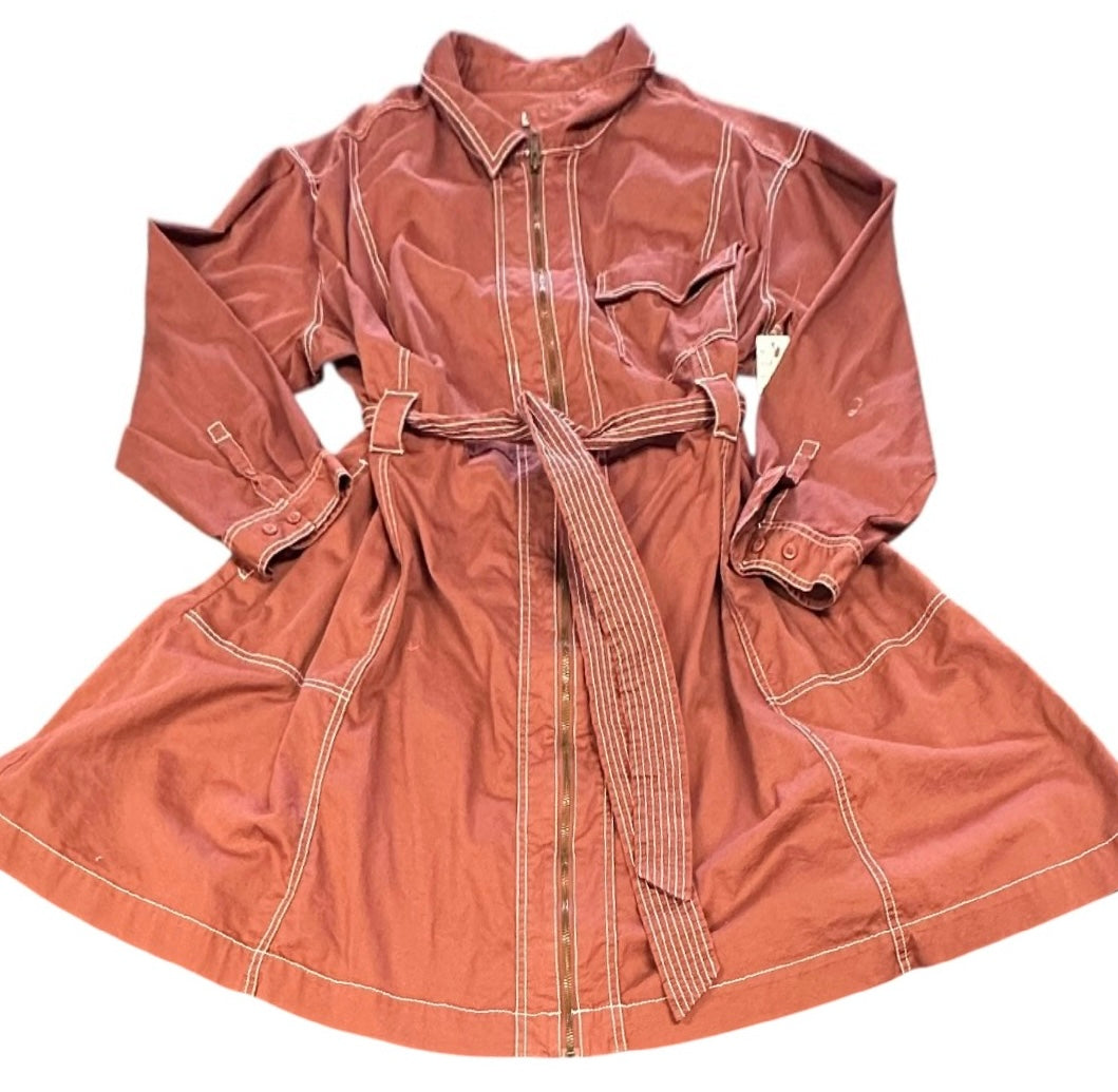 AVA VIV BRICK RED DRESS 123 3X