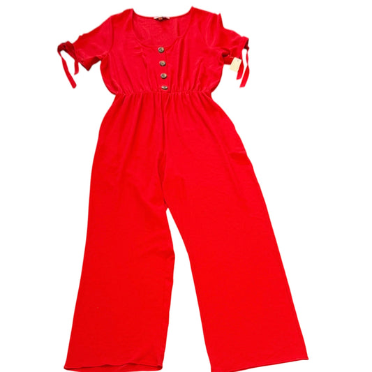 SPEECHLESS RED JUMPSUIT 268 XL