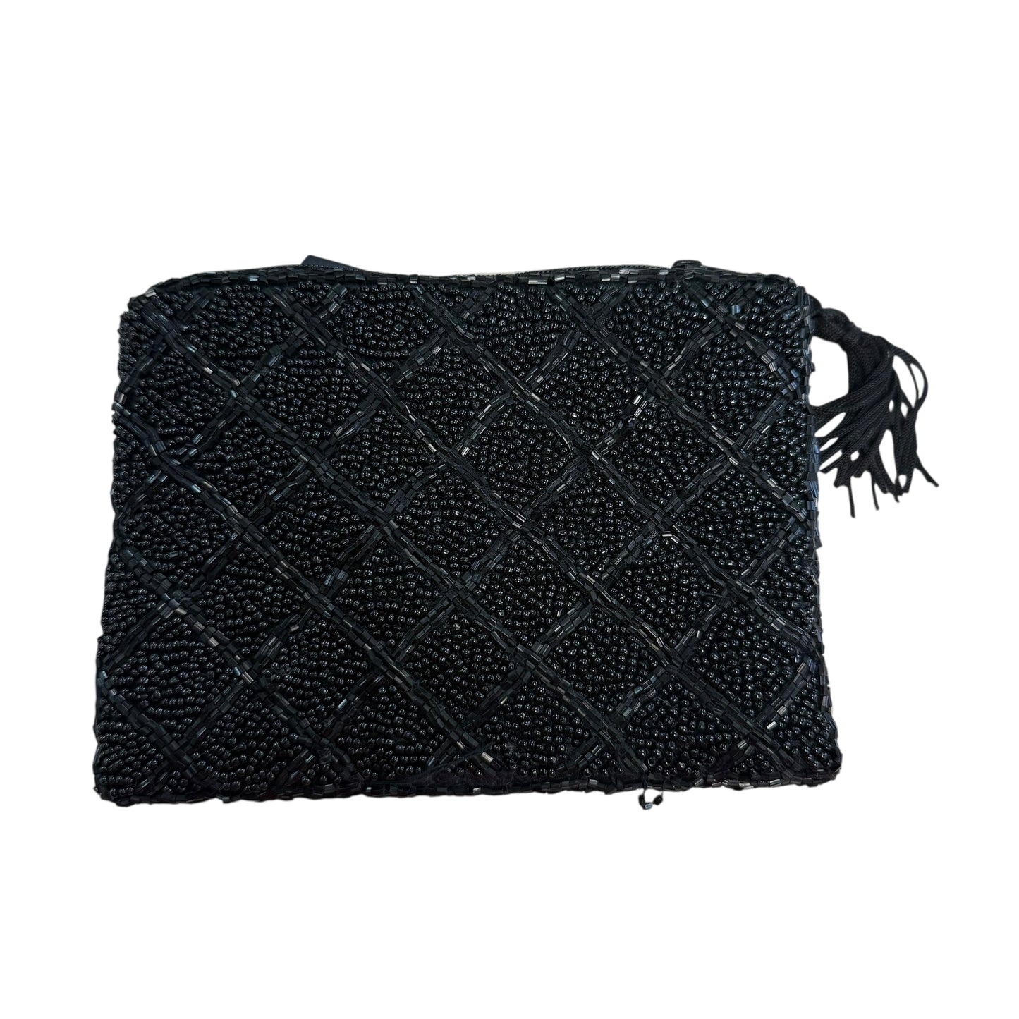 LANCOME BLACK BEADED COIN PURSE 249