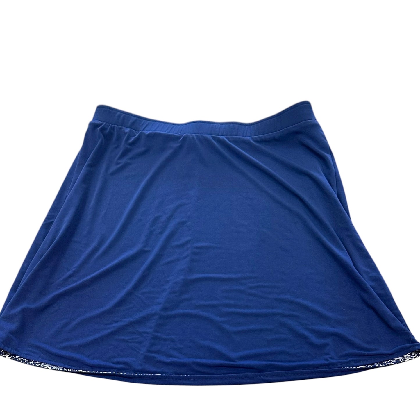 MAGNOLIA GRACE NAVY FLORAL REVERSIBLE SKIRT 233 XL