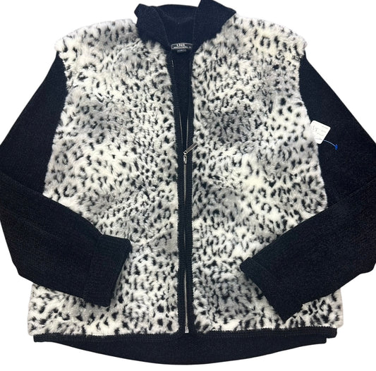 LISA INTERNATIONAL FAUX FUR JACKET 100 MEDIUM