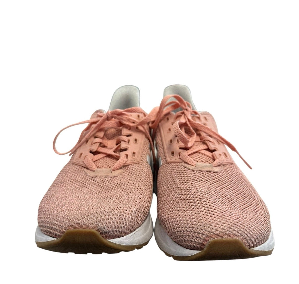ADIDAS WOMENS DURAMO 9 RUNNING SHOES SZ 9.5 CLOUDFOAM ADIWEAR PEACH PINK