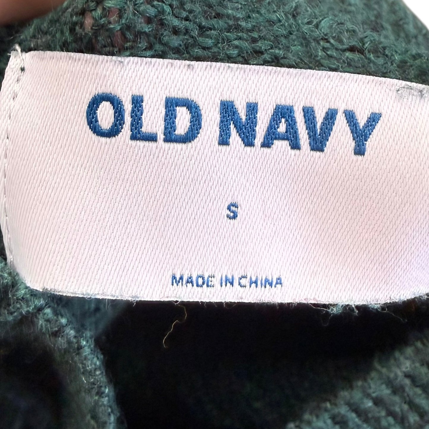 OLD NAVY GREEN MOCKNECK SWEATER 245 SMALL