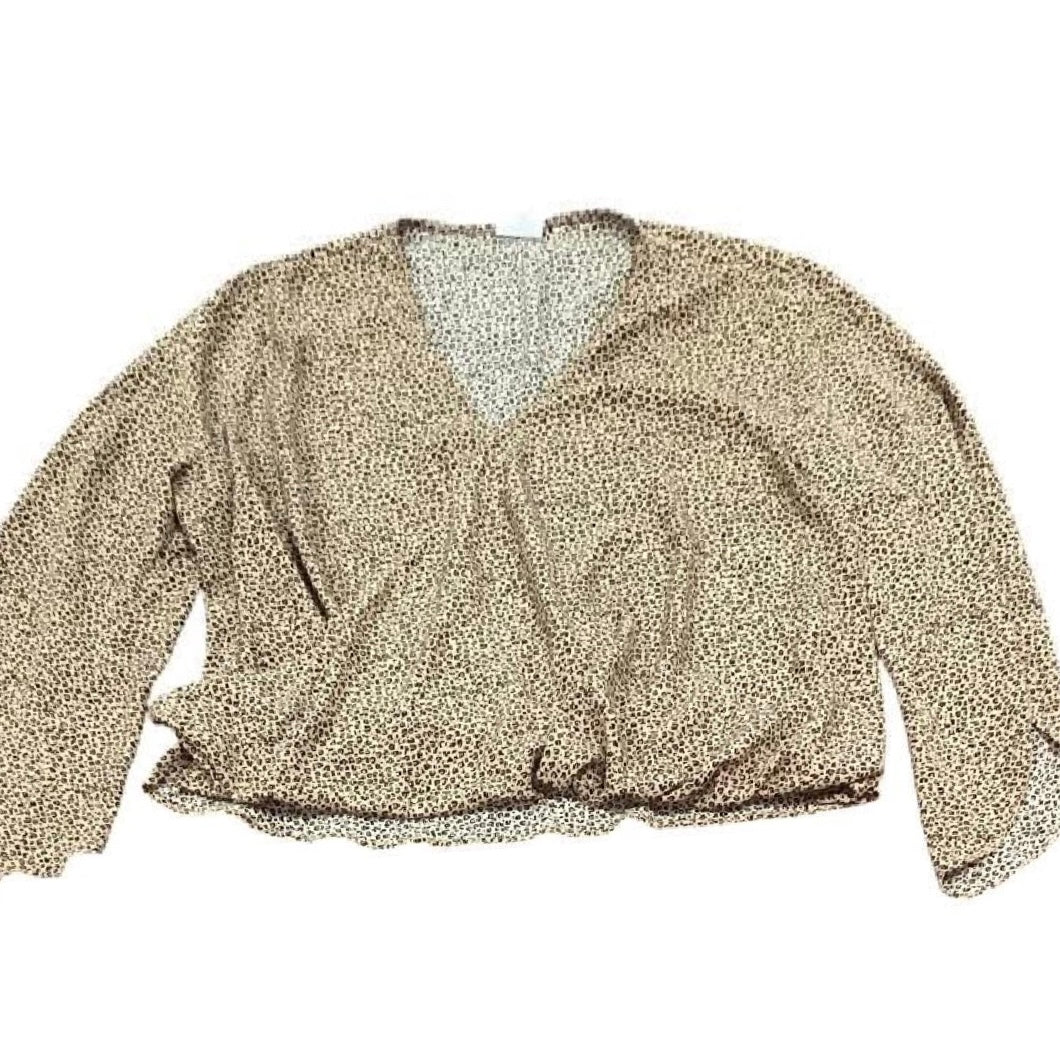 AMARYLLIS ANIMAL PRINT BLOUSE 62 1X